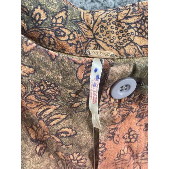 Free People Sweet Surrender Boho Billowy Wide Legged Flare Pants Size 8 $248 - Picture 8 of 9